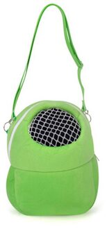 Draagbare Kleine Dieren Carrier Warm Slapen Breathabletravel Opknoping Tas Rat Hamster Egel Chinchilla Ferre Huisdier Product groen L
