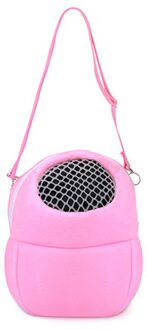 Draagbare Kleine Dieren Carrier Warm Slapen Breathabletravel Opknoping Tas Rat Hamster Egel Chinchilla Ferre Huisdier Product roze M