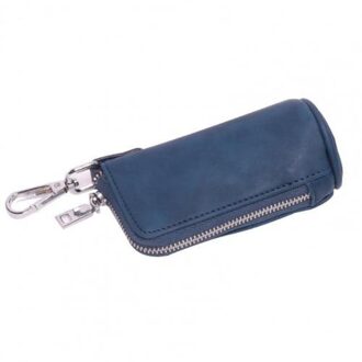 Draagbare Kleine Golfbal Zak Mini Taille Verpakking Faux Leather Key Case Opslag Pouch Voor Golf Liefhebbers Golfbal container Blauw