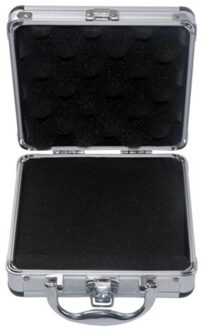 Draagbare Kleine Koffer Storage Case Aluminium Gereedschapskist Met Spons Voering Slagvast Veiligheid Case 170x160x70MM