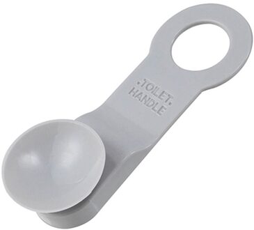 Draagbare Kleine Toilet Seat Cover Lifter Sanitaire Closestool Seat Cover Lift Handvat Voor Reizen Thuis Badkamer Accessoires grijs