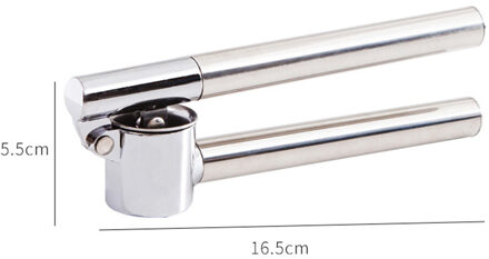 Draagbare Knoflookpers Crusher Deluxe Roestvrij Staal Verdikking Apparaat Handleiding Map Mincer Gereedschap Keuken Accessoires