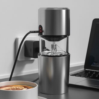 Draagbare Koffiemolen Machine Huishoudelijke Koffie Gereedschap Bean Slijpmachine Usb Opladen Mini Rvs Elektrische Grinder