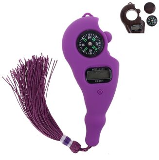 Draagbare Kwastje Handleiding Teller Kralen Teller Met Kompas Voor Chanting HX6D paars