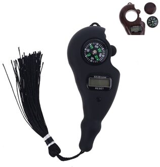 Draagbare Kwastje Handleiding Teller Kralen Teller Met Kompas Voor Chanting HX6D zwart