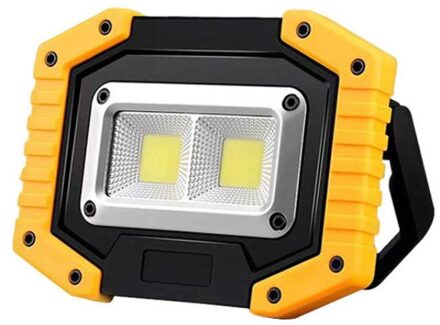 Draagbare Lantaarn Led Verlichting Krachtige Zaklamp 18650 Usb Oplaadbare Cob Schijnwerpers Batterij Camping Lantaarn Voor Vissen nee accu