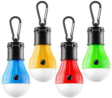 Draagbare Lantaarns Orkaan Noodverlichting Camping Licht Lamp Camping Tent Lantaarn Licht Lamp Camping Apparatuur Batterij Aangedreven geel