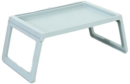 Draagbare Laptop Bureau, Vouwen Bed Tray Stand Ontbijt Tafel Thuis Slaapzaal Blauw