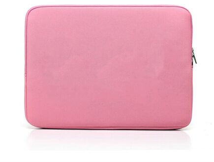 Draagbare Laptop Sleeve Case Cover Computer Liner Tas Voor Macbook Tablet Notebook Waterdichte Slijtvaste Tablet Cover Bag roze