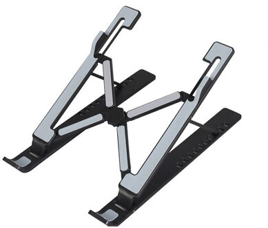 Draagbare Laptop Stand Opvouwbaar Ondersteuning Base Notebook Stand Houder Voor Macbook Pro Air Hp Lapdesk Computer zwart