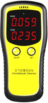 & Draagbare Lcd Digitale Dioxide Meter CO2 Monitor Indoor Air Quality Formaldehyde Detector Juni 25