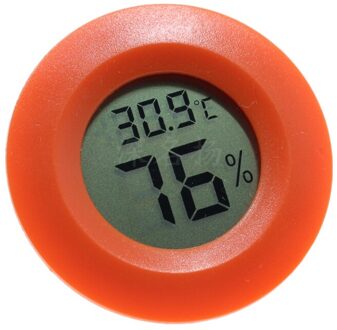 Draagbare Lcd Thermometer Hygrometer Mini Praktische Digitale Indoor Ronde Lcd Display Temperatuur-vochtigheidsmeter Voor Home Office 05