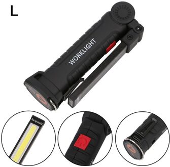Draagbare Led Cob Verlichting Multifunctionele Oplaadbare Lichten 360 Rotatie Met Opknoping Haak Magneet Auto Reparatie Lamp
