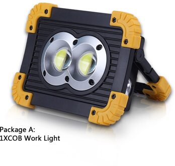 Draagbare LED Zaklamp COB Verlichting Schijnwerper Zoeklicht Waterdichte USB Oplaadbare Power Bank Voor outdoor verlichting