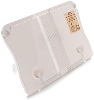 Draagbare Lezen Boek Stand Folding Plank Organisator Houder Voor Muziek Score Recept Tablet 3 Kleuren wit