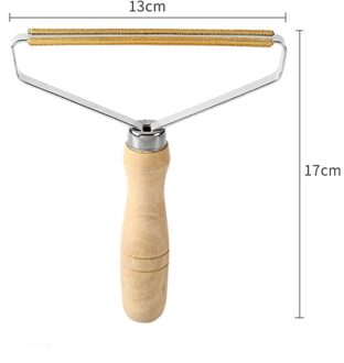Draagbare Lint Remover Brush Kleding Fuzz Stof Scheerapparaat Houten Handvat Handleiding Pluche Kleding Ontharing Machine Kleren Brush Tool Wood