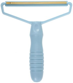 Draagbare Lint Remover Fuzz Stof Scheerapparaat Handleiding Lint Roller Voor Tapijt Jas Trui Kleding Fur Remover Pet Hair Brush Roller blauw Lint Rollers