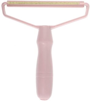 Draagbare Lint Remover Fuzz Stof Scheerapparaat Handleiding Lint Roller Voor Tapijt Jas Trui Kleding Fur Remover Pet Hair Brush Roller roze Lint Rollers