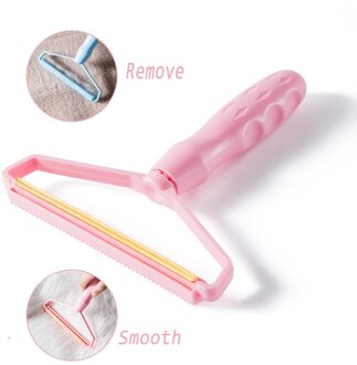 Draagbare Lint Remover, Huisdier Haar Hairball Quick Epilator, wollen Trui Schoon Trui Jas Kleren Fluff Stof Scheerapparaat Brush Tool roze