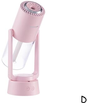 Draagbare Luchtbevochtiger 230Ml Geurende Tafel Luchtbevochtiger Super Functie Thuis C4Z0 230Ml Draadloze Stille Lamp Anion Led Voor ca Z6Q2 Roze