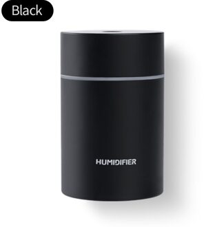 Draagbare Luchtbevochtiger 300Ml Ultrasone Aroma Essentiële Olie Diffuser Usb Cool Mist Maker Purifier Aromatherapie Voor Auto Of Thuis zwart