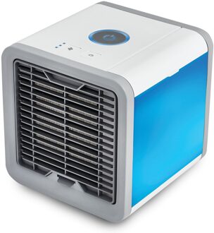 Draagbare Luchtkoeler Fan Mini Usb Airconditioner 7 Kleuren Licht Desktop Air Cooling Fan Luchtbevochtiger Purifier Voor Office Slaapkamer