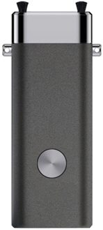 Draagbare Luchtreiniger Huishoudelijke Luchtreiniger Elimineert Rook Stof Pollen Opknoping Nek Luchtreiniger Voor Auto DTT88 Grijs