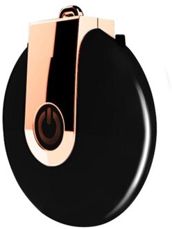 Draagbare Luchtreiniger Negatieve Ionen Draagbare Ketting Mini Luchtreiniger Huishoudelijke Voor Auto-interieur Formaldehyde Auto Luchtreinigers zwart en gouden