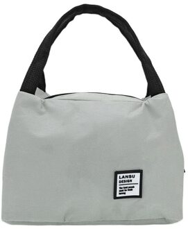 Draagbare Lunch Tas Thermische Geïsoleerde Lunch Box Tote Koeler Handtas Bento Pouch Diner Container School Voedsel Opslag Zakken WT