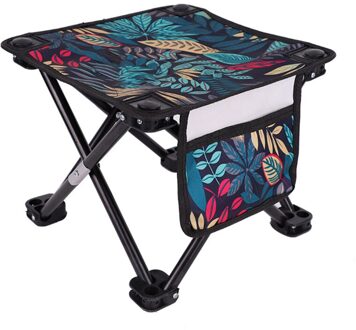 Draagbare Maan Stoel Lichtgewicht Stoel Vouwen Uitgebreide Seat Aluminium Ultralight Afneembare Office Home Camping Vissen Leaf blauw