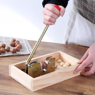 Draagbare Macadamia Opener Non Slip Peeling Machine Tang Met Handvat Keuken Roestvrij Multipurpose Moer Cracker Walnoot Tool