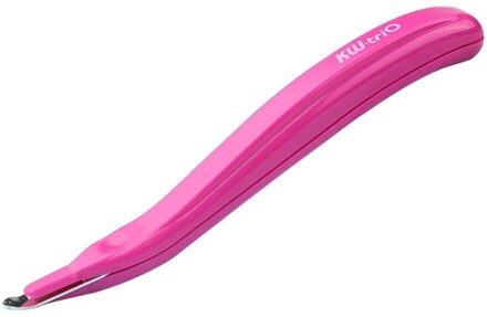 Draagbare Magnetische Nietje Remover Puller Minder Inspanning Nietjes Removal Tool Kantoor 20CB roze