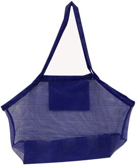 Draagbare Mesh Strandtas Extra Grote Strandtassen En Bakken Tote Rugzak Speelgoed Handdoeken Zand Weg Voor Camping Uitje Activiteiten Bruin