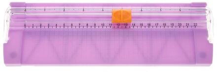 Draagbare Mini A5 Precisie Papier Foto Trimmers Voor Diy Scrapbook Papers Photo Cutter Cutting Mat Gereedschap Art Trimmer Ambachten Gereedschap Paars