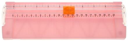 Draagbare Mini A5 Precisie Papier Foto Trimmers Voor Diy Scrapbook Papers Photo Cutter Cutting Mat Gereedschap Art Trimmer Ambachten Gereedschap roze