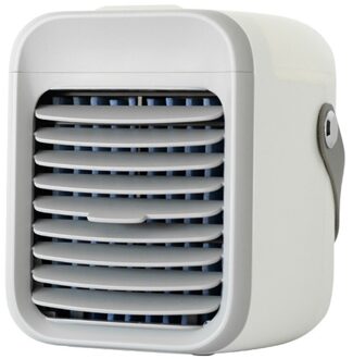 Draagbare Mini Airco Luchtkoeler Oplaadbare Draadloze Evaporative Air Conditioner Fan 7 Kleur-Cyclus Lichten Cooler # GB40