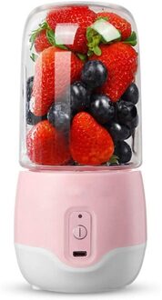 Draagbare Mini Blender, Draagbare Matige Size Juicer Cup 4 Messen Oplaadbare Batterij 1200Mah