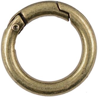 Draagbare Mini Cirkel Karabijnhaak Lente Clip Hook Sleutelhanger Outdoor Bergbeklimmen Gesp Sleutelhanger Gesp koper 28mm