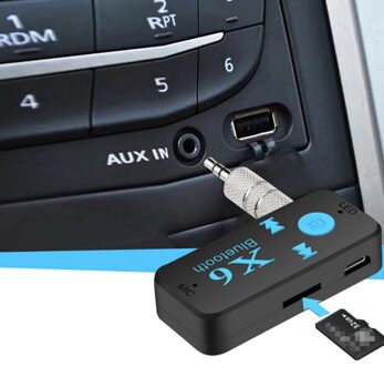 Draagbare Mini Draadloze Bluetooth Ontvanger 3.5Mm Jack Aux Car Audio Adapter Handsfree Kits Tf Card Play mp3 Muziek Ontvanger