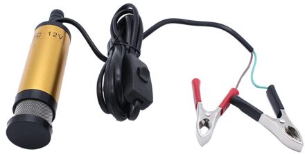 Draagbare Mini Elektrische Dompelpomp Voor Pompen Olie Water Fuel Transfer Pomp Rvs Shell 30L/Min Dc 12V