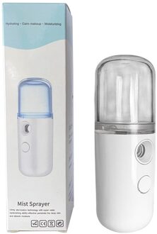 Draagbare Mini Elektrische Usb Luchtbevochtiger Ultrasone Essentiële Aroma Olie Diffuser Luchtbevochtiger Mini Mist Maker Hydraterende Thuis wit