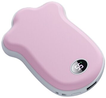 Draagbare Mini Kat Klauw Elektrische Hand Warmer 9800Mah Usb Opladen Power Winter Warm Multipurpose Oplaadbare Langdurige U1JE 8FF200198-roze