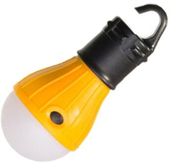 Draagbare Mini Lantaarn Compact Camping Lichten Led Lamp Batterij Aangedreven Tent Licht 4 Kleuren Outdoors Camping Lantaarns geel