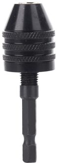Draagbare Mini Multi Snelspanboorhouder Quick Change Drie-Kaak Boorkop Voor Rotary Gereedschap 1Pcs 0.3-6.5Mm