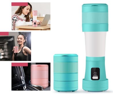 Draagbare Mini Sap Blender Shaker Groente Fruit Mixer Maker 400-600Ml Fles M2EE LG