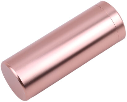 Draagbare Mini Thee Dozen Met Luchtdichte Deksels Bus Voor Koffie Thee Opslag Losse Blad Thee Containers Opslag Theewaar roos goud