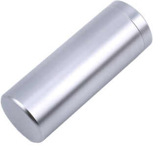 Draagbare Mini Thee Dozen Met Luchtdichte Deksels Bus Voor Koffie Thee Opslag Losse Blad Thee Containers Opslag Theewaar zilver