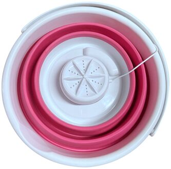 Draagbare Mini Turbo Wasmachine Met Opvouwbare Bad Compact En Lichtgewicht Reizen Wasserij Wasmachine Thuis Essentialh EU plug B
