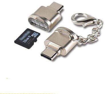Draagbare Mini Usb 3.1 Type C Kaartlezer Micro Sd Tf Geheugenkaartlezer Otg Adapter USB-C Kaartlezer Voor samsung Macbook Huawei
