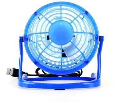 Draagbare Mini Ventilator Mini Usb Ventilator Laptop Computer Pc Cooler Cooling Mini Desktop Fans Voor Computer Notebook Thuis Kantoor blauw